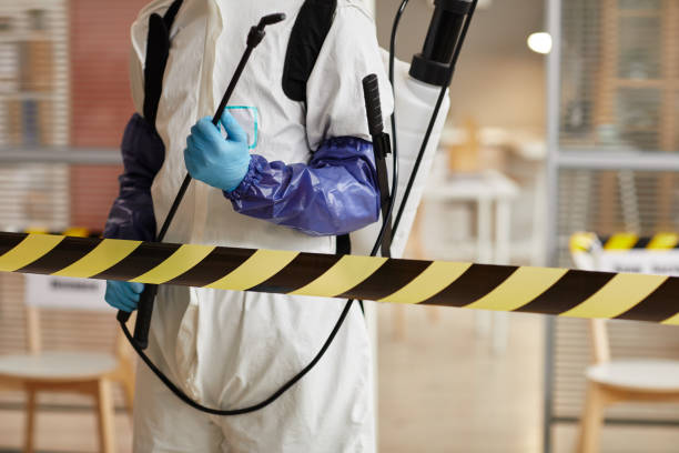 Professional Biohazard Cleanup technician working in Oakfield, WI